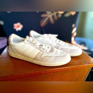 White Retro Sneakers